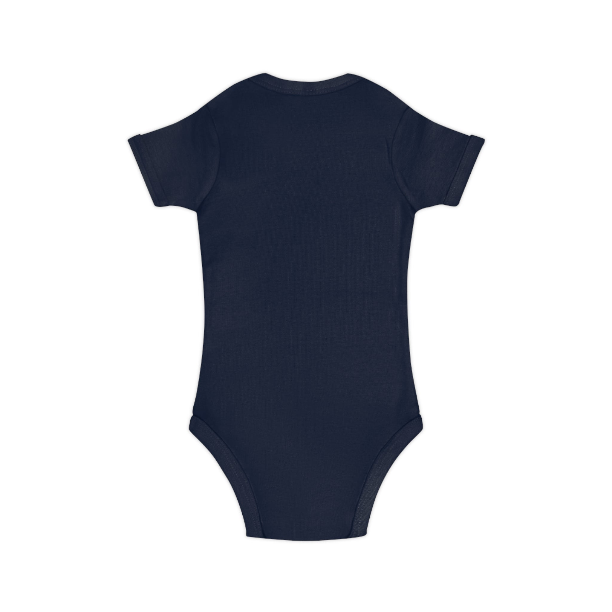 Black Cotton Baby Bodysuit Powered by NVISO